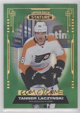 2021-22 Upper Deck Stature - [Base] - Green Photo Variant #160 - Rookies - Tanner Laczynski /66