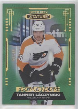 2021-22 Upper Deck Stature - [Base] - Green Photo Variant #160 - Rookies - Tanner Laczynski /66