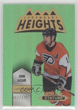 2021-22 Upper Deck Stature - Legendary Heights - Green #LH-13 - John LeClair /125