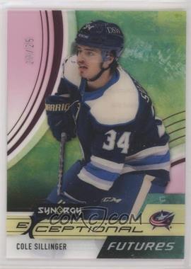 2021-22 Upper Deck Synergy - Exceptional Futures - Pink #EF-CS - Cole Sillinger /25