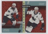 Brent Burns, Tomas Hertl #/499