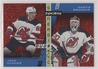 Jack Hughes, Martin Brodeur #/399