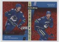 Elias Pettersson, Henrik Sedin #/399