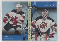 Jack Hughes, Martin Brodeur #/899