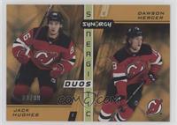 Jack Hughes, Dawson Mercer #/99