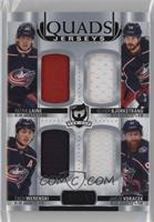 Jakub Voracek, Oliver Bjorkstrand, Zach Werenski, Patrik Laine #/25