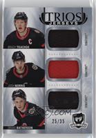 Drake Batherson, Brady Tkachuk, Josh Norris [EX to NM] #/35