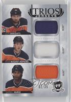 Ryan Nugent-Hopkins, Darnell Nurse, Leon Draisaitl [EX to NM] #/35