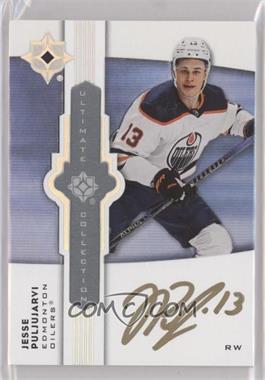 2021-22 Upper Deck Ultimate Collection - Ultimate Emblems Autographs #UE-PU - Jesse Puljujarvi