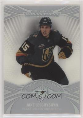 2021-22 Upper Deck Ultimate Collection - Ultimate Introductions #UI-63 - Jake Leschyshyn