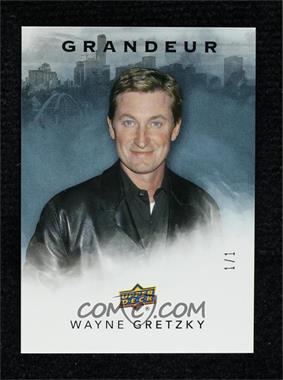 2021 Upper Deck Grandeur - [Base] - Platinum Blue #G-1 - Wayne Gretzky /1