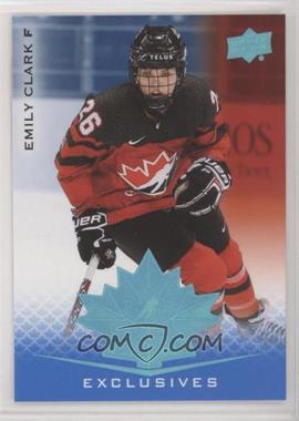 2021 Upper Deck Team Canada Juniors - [Base] - Blue #55 - Emily Clark