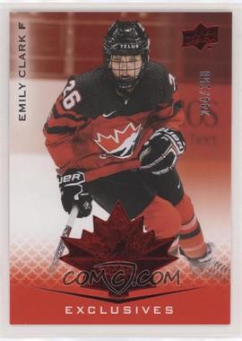 2021 Upper Deck Team Canada Juniors - [Base] - Exclusives #55 - Emily Clark /250