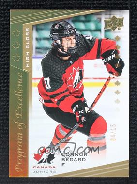 2021 Upper Deck Team Canada Juniors - [Base] - High Gloss #117 - Connor Bedard /15