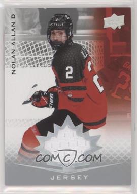 2021 Upper Deck Team Canada Juniors - [Base] - Jersey #18 - Nolan Allan