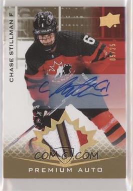 2021 Upper Deck Team Canada Juniors - [Base] - Patch Autographs #78 - SP - Chase Stillman /25