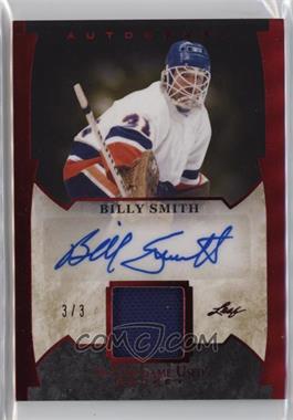 2022-23 Leaf In the Game Used - Game Used Autographs - Red #GUA-BS2 - Billy Smith /3