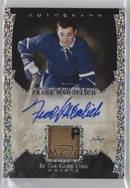 2022-23 Leaf In the Game Used - Game Used Autographs - Silver Sparkle #GUA-FM1 - Frank Mahovlich /12