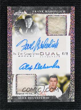 2022-23 Leaf In the Game Used - Game Used Dual Autograph - Silver Sparkle #GUD-5 - Frank Mahovlich, Alex Delvecchio /8