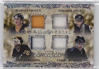 Mario Lemieux, Jaromir Jagr, Tom Barrasso, Larry Murphy #/12