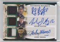 Raymond Bourque, Adam Oates, Andy Moog #/2