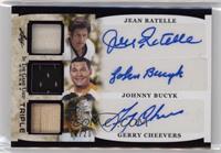 Jean Ratelle, Johnny Bucyk, Gerry Cheevers #/20