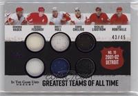 Dominik Hasek, Sergei Fedorov, Brett Hull, Chris Chelios, Nicklas Lidstrom, Luc…