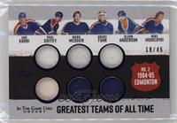 Jari Kurri, Paul Coffey, Mark Messier, Grant Fuhr, Glenn Anderson, Mike Krushel…