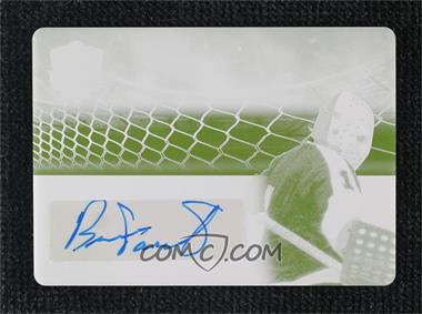 2022-23 Leaf In the Game Used - Masked Men: Signature Goalies - Printing Plate Yellow #SG-BP1 - Bernie Parent /1