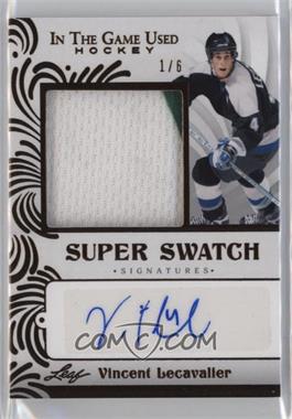 2022-23 Leaf In the Game Used - Super Swatch Signatures - Bronze #SS-VL1 - Vincent Lecavalier /6