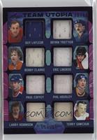 Guy Lafleur, Bobby Clarke, Paul Coffey, Larry Robinson, Bryan Trottier, Eric Li…