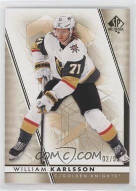 2022-23 SP Authentic - [Base] - Limited Gold #62 - William Karlsson /99