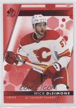 2022-23 SP Authentic - [Base] - Limited Red #194 - Future Watch - Nick DeSimone