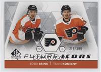 Bobby Brink, Travis Konecny #/399