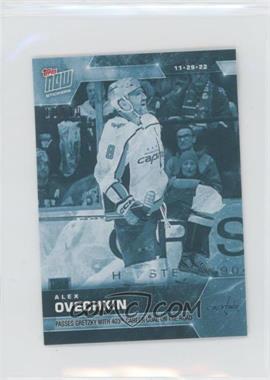 2022-23 Topps Now NHL Stickers - [Base] - Ice #85 - Alex Ovechkin /10