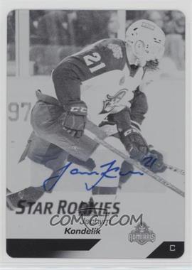 2022-23 Upper Deck AHL - [Base] - Printing Plate Black Auto Achievement #126 - Star Rookies - Jachym Kondelik /1