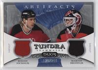 Bernie Nicholls, Martin Brodeur #/249