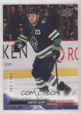 2022-23 Upper Deck Extended Series - [Base] - Exclusives #636 - Curtis Lazar /100