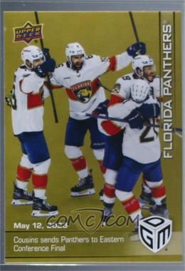 2022-23 Upper Deck Game Dated Moments - [Base] - Gold #93 - (May 12, 2023) - Nick Cousins Sends Panthers to Eastern Conference Final /100