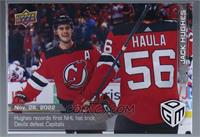 (Nov. 26, 2022) - Jack Hughes Records First NHL Hat Trick, Devils Defeat Capita…