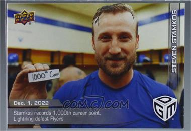 2022-23 Upper Deck Game Dated Moments - [Base] #23 - (Dec. 1, 2022) - Steven Stamkos Records 1,000th Career Point /599