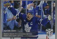 (Apr. 20, 2023) - John Tavares Records First Postseason Hat Trick, Maple Leafs …