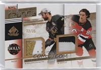 Alex Pietrangelo, Jack Hughes #/35