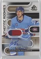 Authentic Rookies - Johnathan Kovacevic #/49