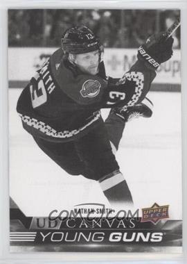 2022-23 Upper Deck Series 1 - UD Canvas - Black & White #C117 - Young Guns - Nathan Smith [EX to NM]
