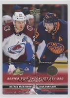 Checklist - Nathan MacKinnon, Leon Draisaitl #/100