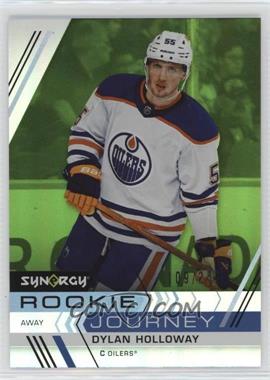 2022-23 Upper Deck Synergy - Rookie Journey - Green Away #RJ-11 - Dylan Holloway /249