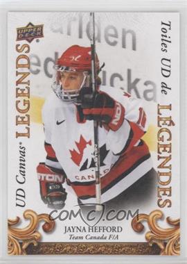 2022-23 Upper Deck Tim Hortons Legends - UD Canvas Legends #CL-14 - Jayna Hefford