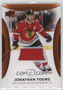 2022-23 Upper Deck Trilogy - [Base] - Orange Foil Jersey #16 - Jonathan Toews