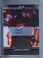 Pride of the Program - Carson Lambos #/1